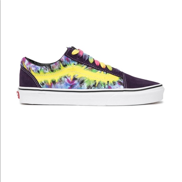 Authentic Vans Old Skool Tie-Dye Sneakers - Picture 2 of 4